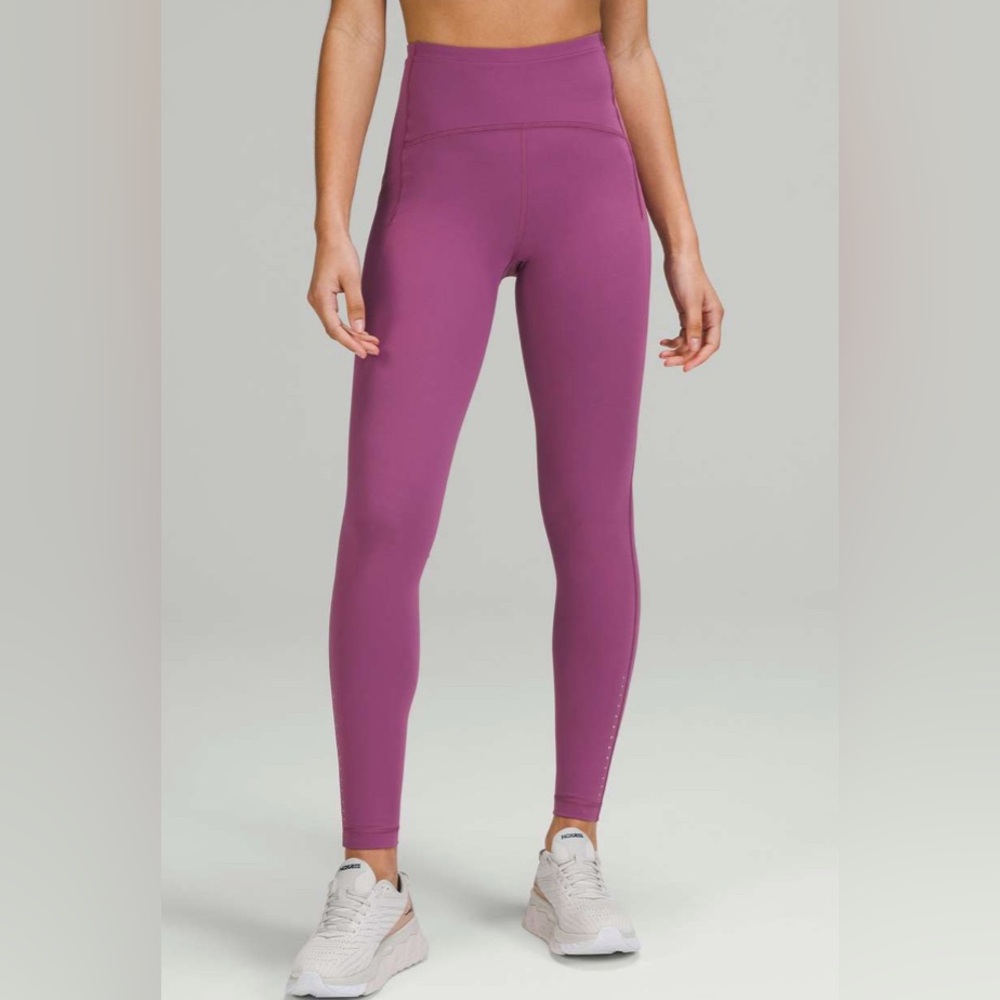 lululemon athletica Purple High-Waist Leggings